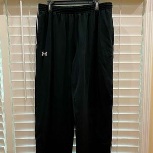 Men’s Under Armour Black Drawstring Sweatpants with Pockets EUC Size XL
